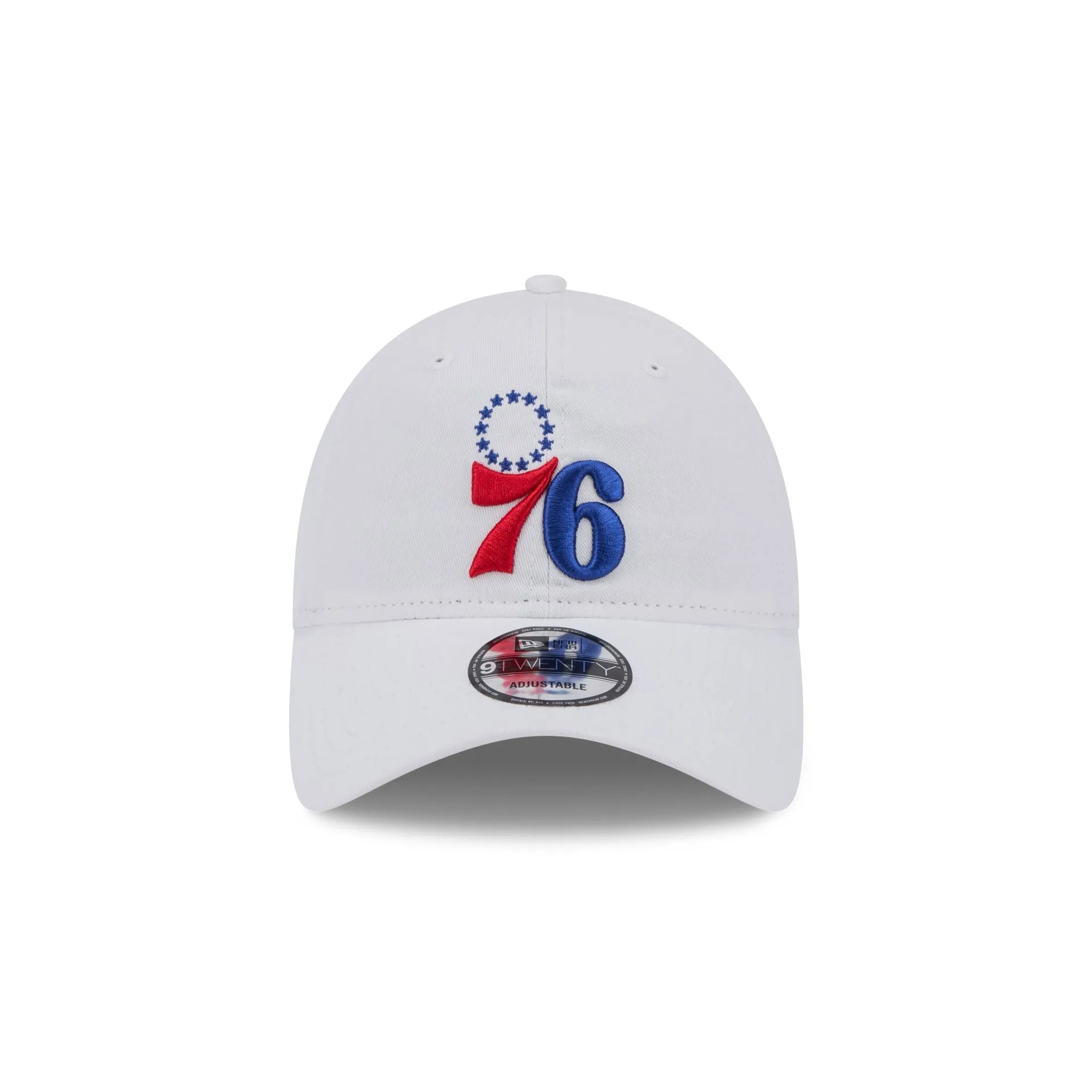 Philadelphia 76ers White 9TWENTY Adjustable Hat sold by New Era product image thumbnail 2