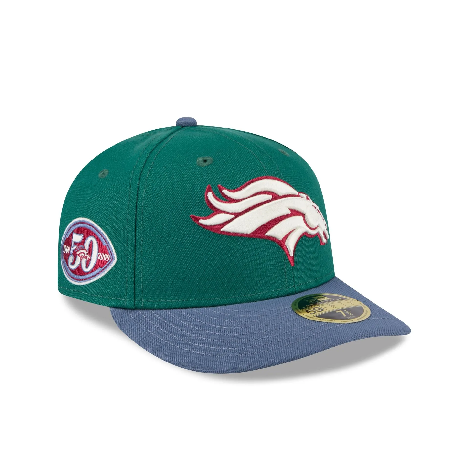 Denver Broncos Green Gemstone Low Profile 59FIFTY Fitted Hat sold by New Era