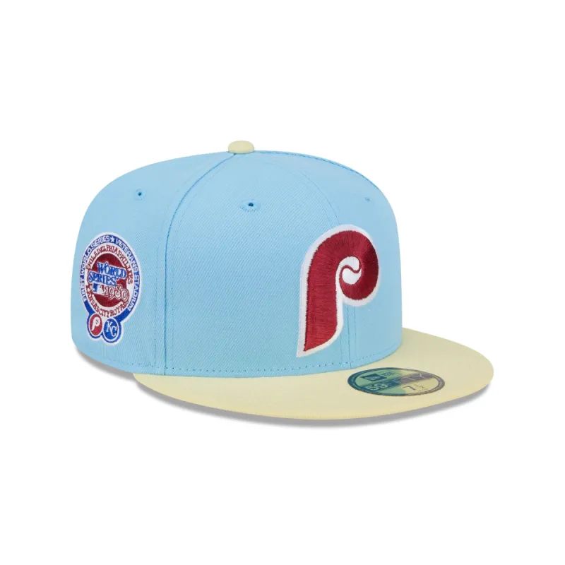 Philadelphia Phillies Doscientos Blue 59FIFTY Fitted Hat sold by New Era