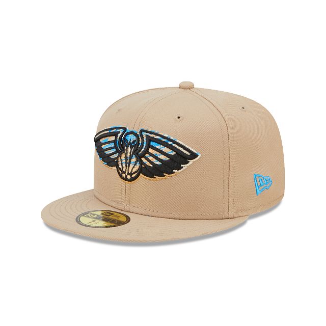 New Orleans Pelicans Team Neon 59FIFTY Fitted Hat sold by New Era