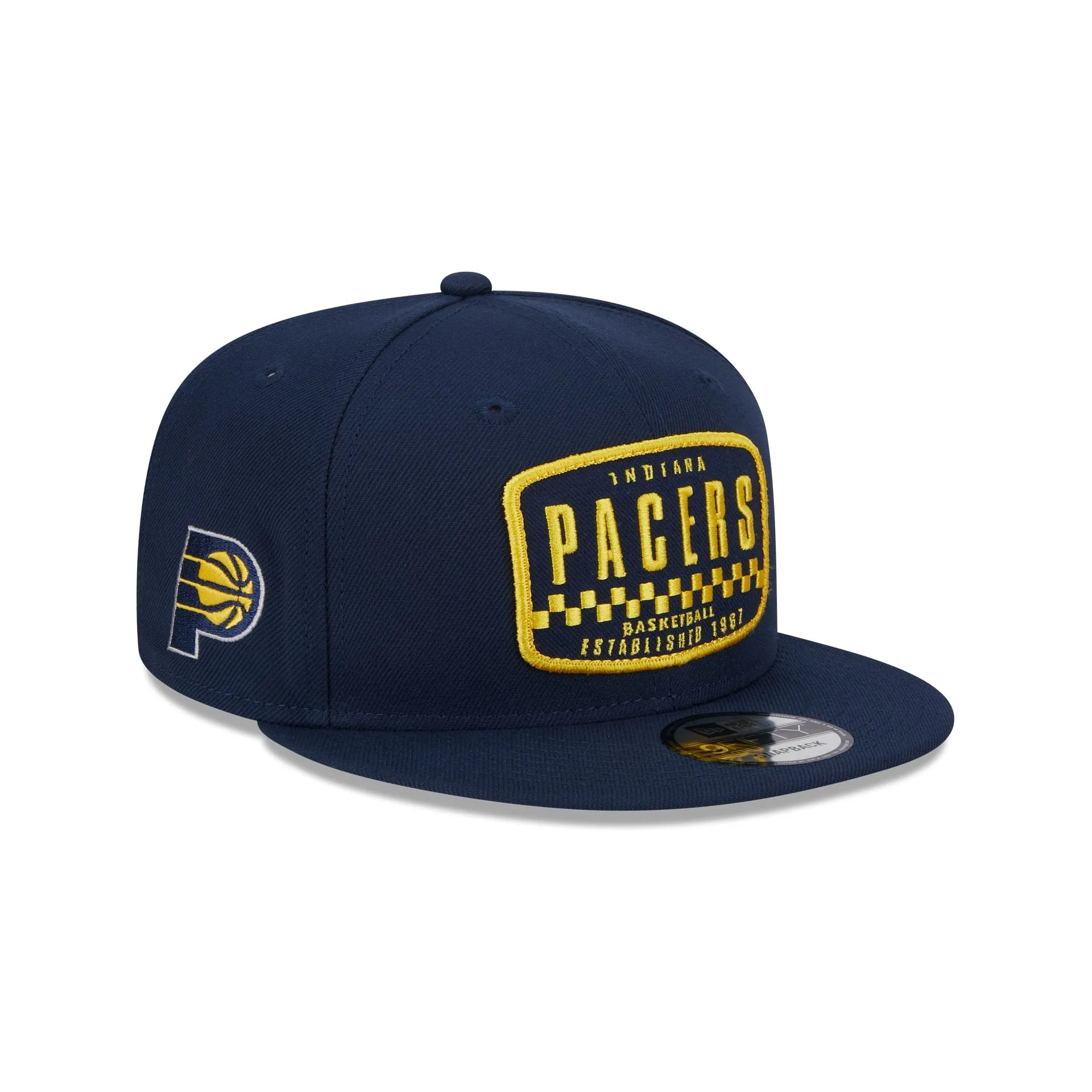 Indiana Pacers 2024 Rally Drive 9FIFTY Snapback Hat sold by New Era