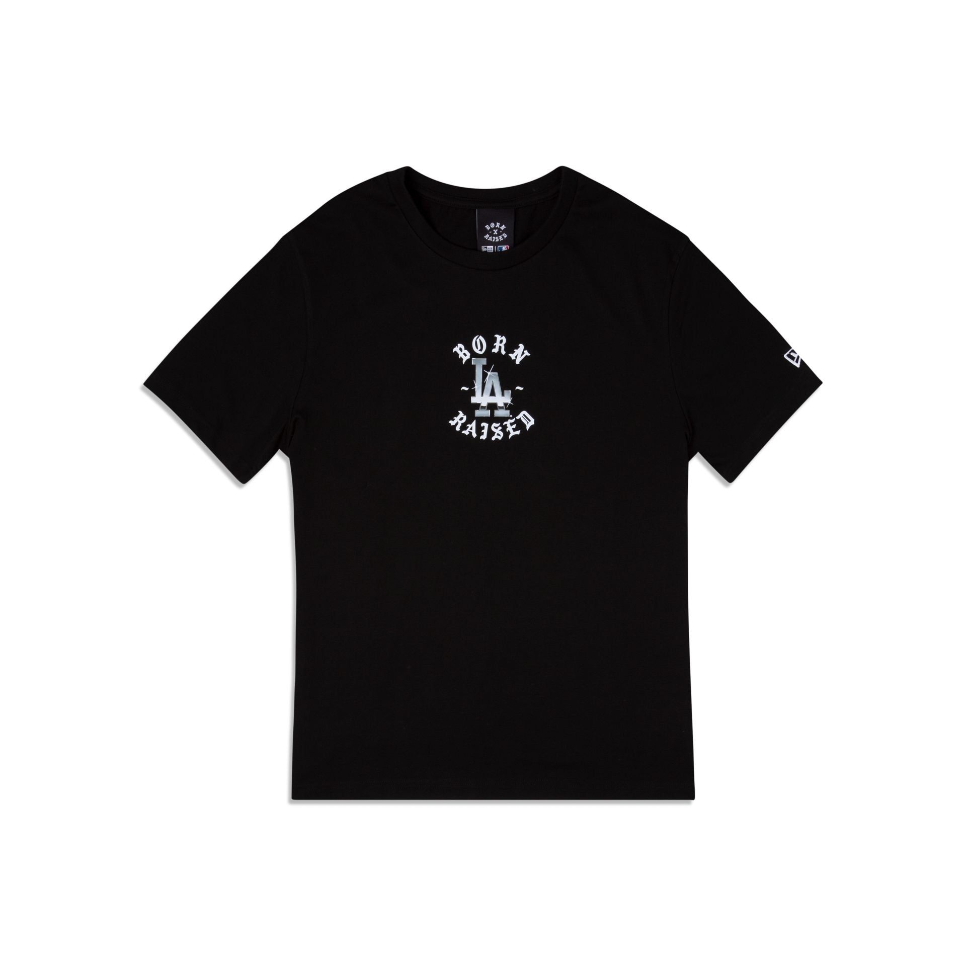 Born X Raised Los Angeles Dodgers Black T-Shirt sold by New Era