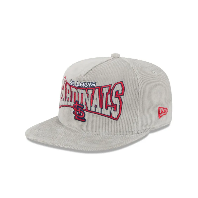 St. Louis Cardinals Gray Cord Golfer Hat sold by New Era