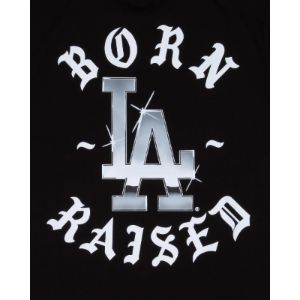 Born X Raised Los Angeles Dodgers Black T-Shirt sold by New Era