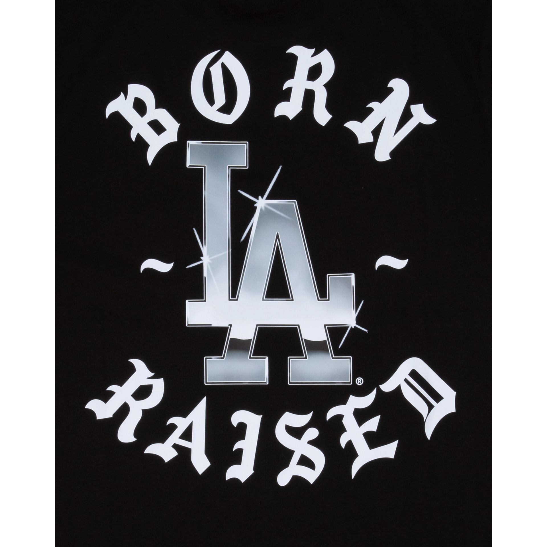 Born X Raised Los Angeles Dodgers Black T-Shirt sold by New Era product image thumbnail 4