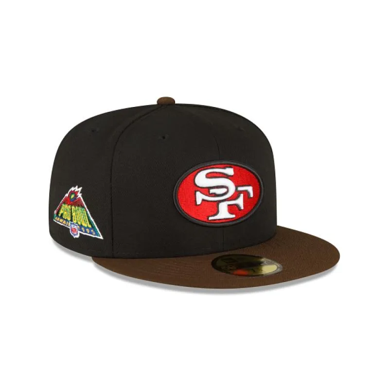 San Francisco 49ers Black Walnut 59FIFTY Fitted Hat sold by New Era