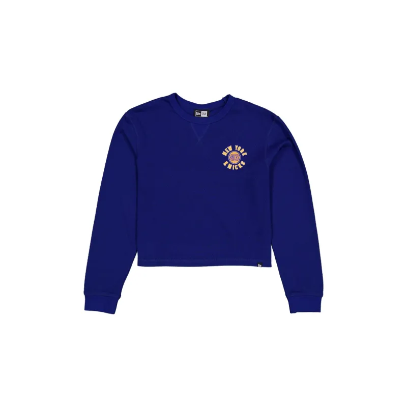 New York Knicks Sport Night T-Shirt Women's Long Sleeve sold by New Era