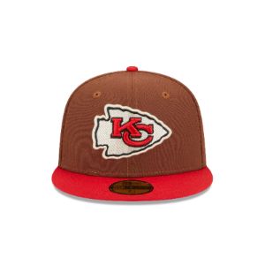 Kansas City Chiefs Harvest 59FIFTY Fitted Hat sold by New Era