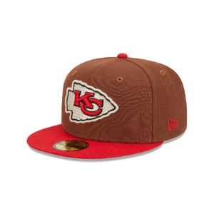 Kansas City Chiefs Harvest 59FIFTY Fitted Hat sold by New Era