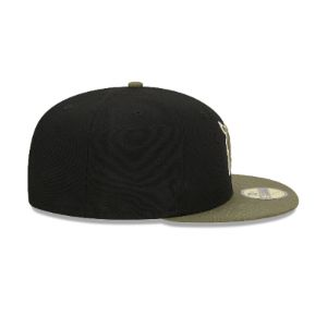 Detroit Tigers Khaki Green 59FIFTY Fitted Hat sold by New Era