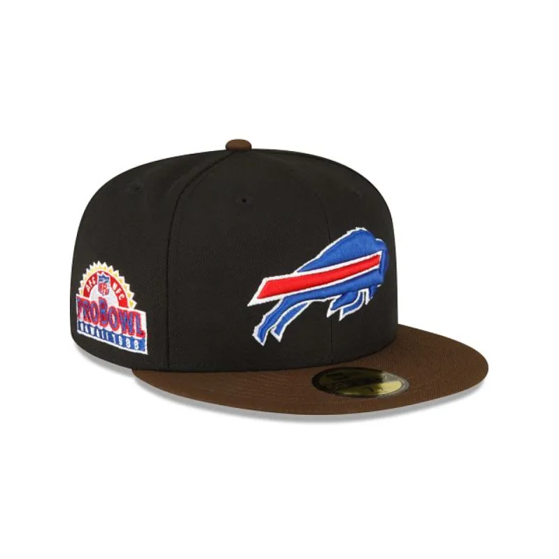 Buffalo Bills Black Walnut 59FIFTY Fitted Hat sold by New Era