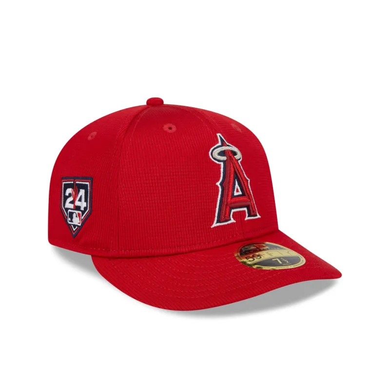 Los Angeles Angels 2024 Spring Training Low Profile 59FIFTY Fitted Hat sold by New Era