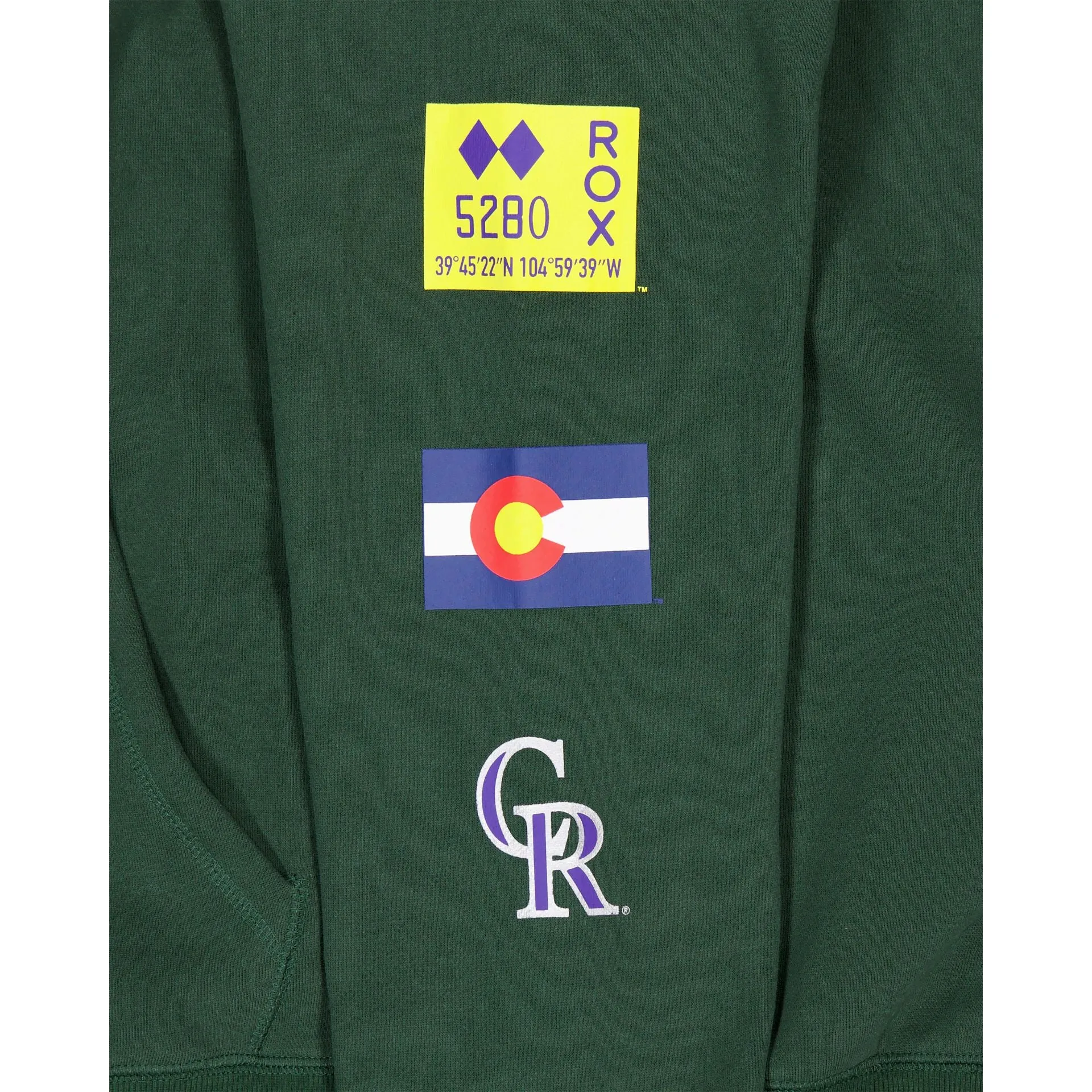 Colorado Rockies City Connect Green Hoodie sold by New Era product image thumbnail 4