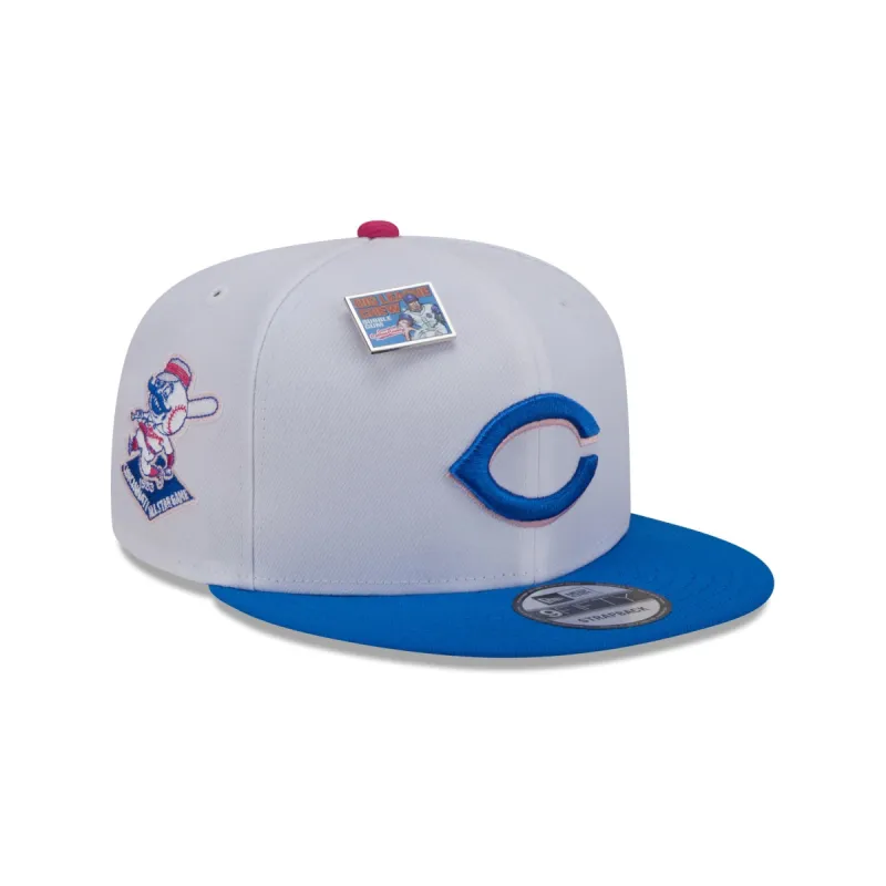 Big League Chew X Cincinnati Reds Cotton Candy 9FIFTY Snapback Hat sold by New Era
