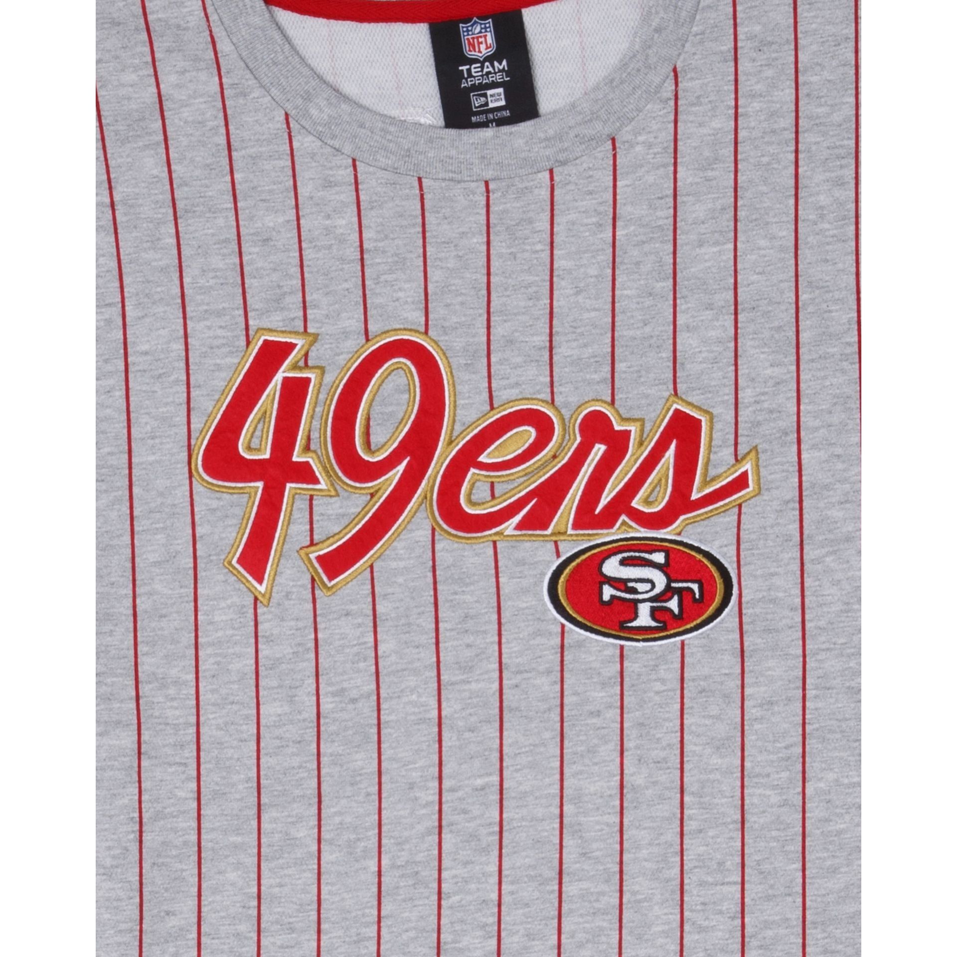San Francisco 49ers Throwback Striped T-Shirt sold by New Era product image thumbnail 4