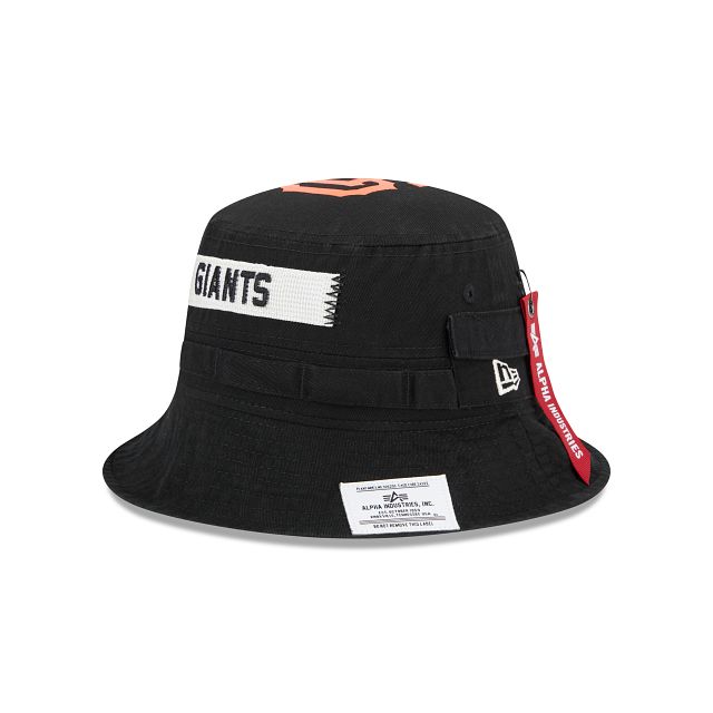 Alpha Industries X San Francisco Giants Adventure Bucket Hat sold by New Era