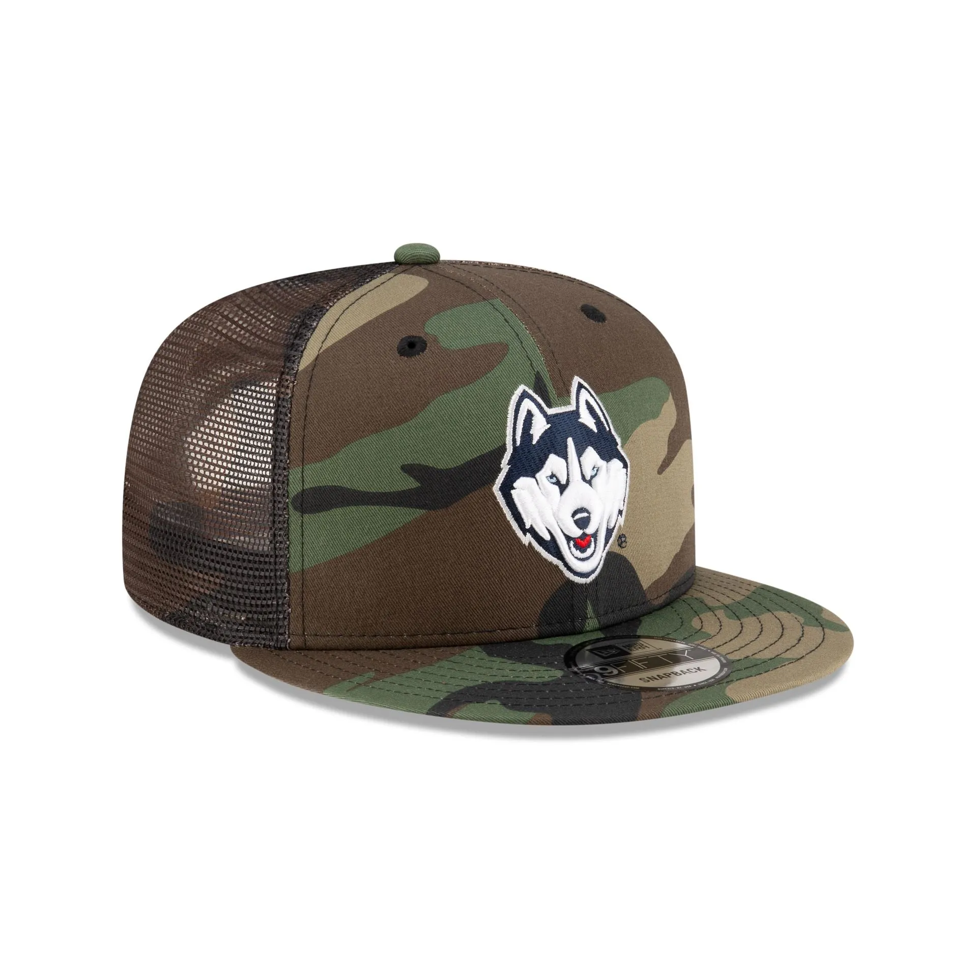 Connecticut Huskies Camo 9FIFTY Trucker Hat sold by New Era product image thumbnail 3