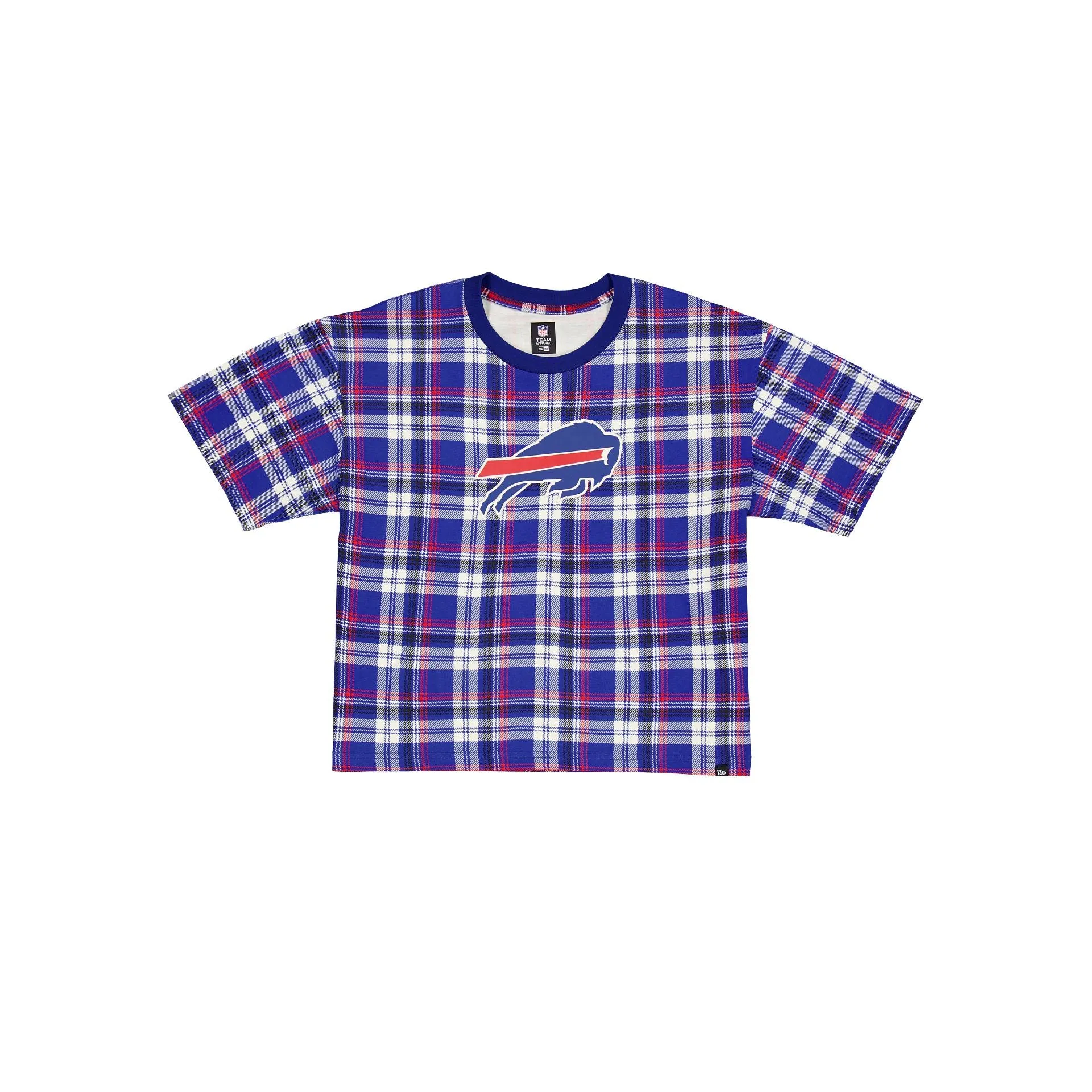 Buffalo Bills 3rd Down Plaid Women's T-Shirt sold by New Era