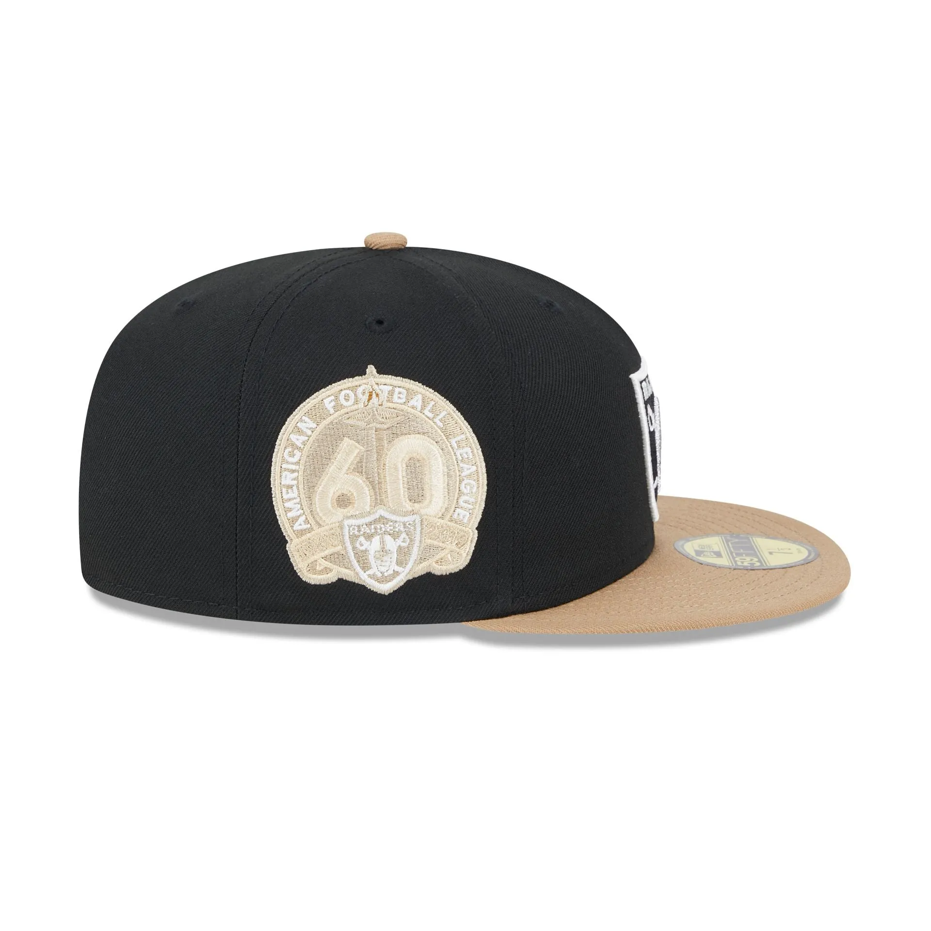 Las Vegas Raiders Western Khaki 59FIFTY Fitted Hat sold by New Era product image thumbnail 4