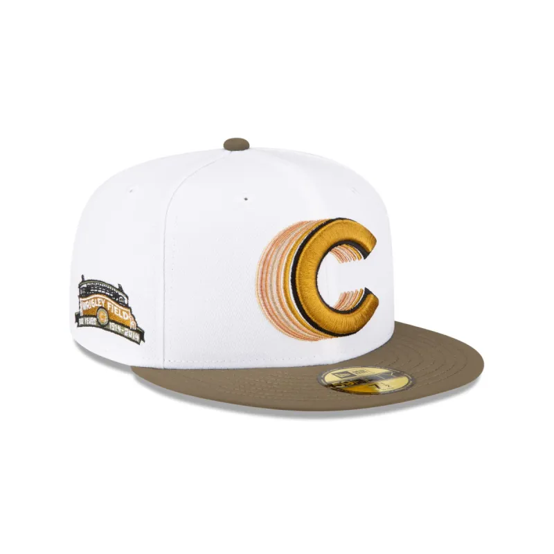 Just Caps Forest Green Chicago Cubs 59FIFTY Fitted Hat sold by New Era