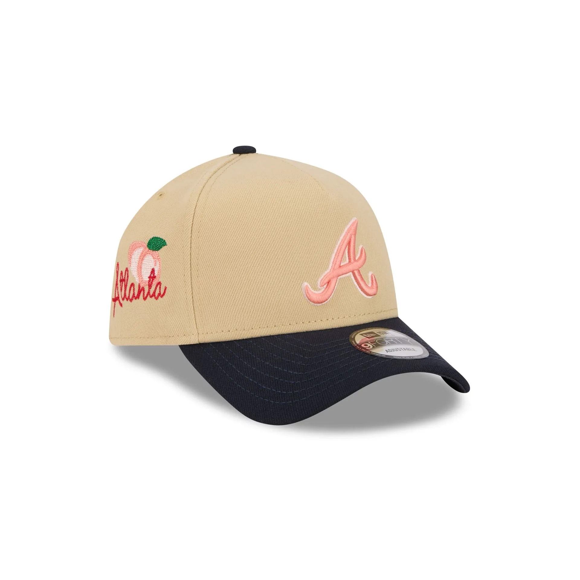 Atlanta Braves City Side Patch 9FORTY A-Frame Snapback Hat sold by New Era