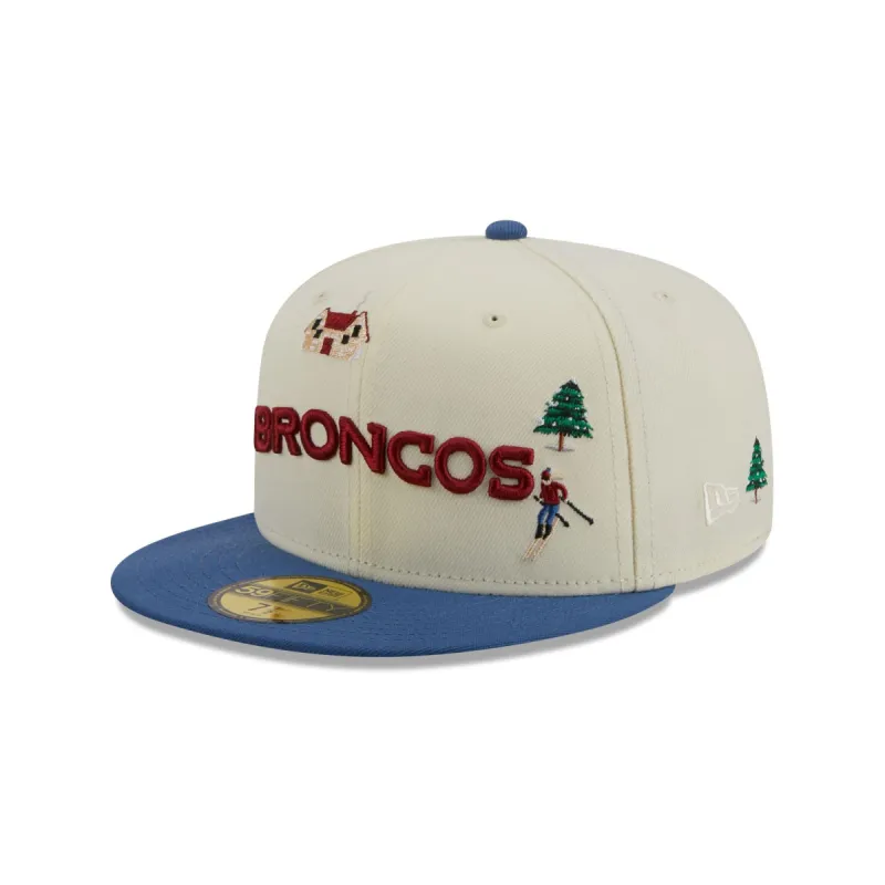 Denver Broncos Snowbound 59FIFTY Fitted Hat sold by New Era