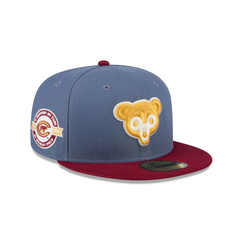 Chicago Cubs Deep Blue 59FIFTY Fitted Hat sold by New Era
