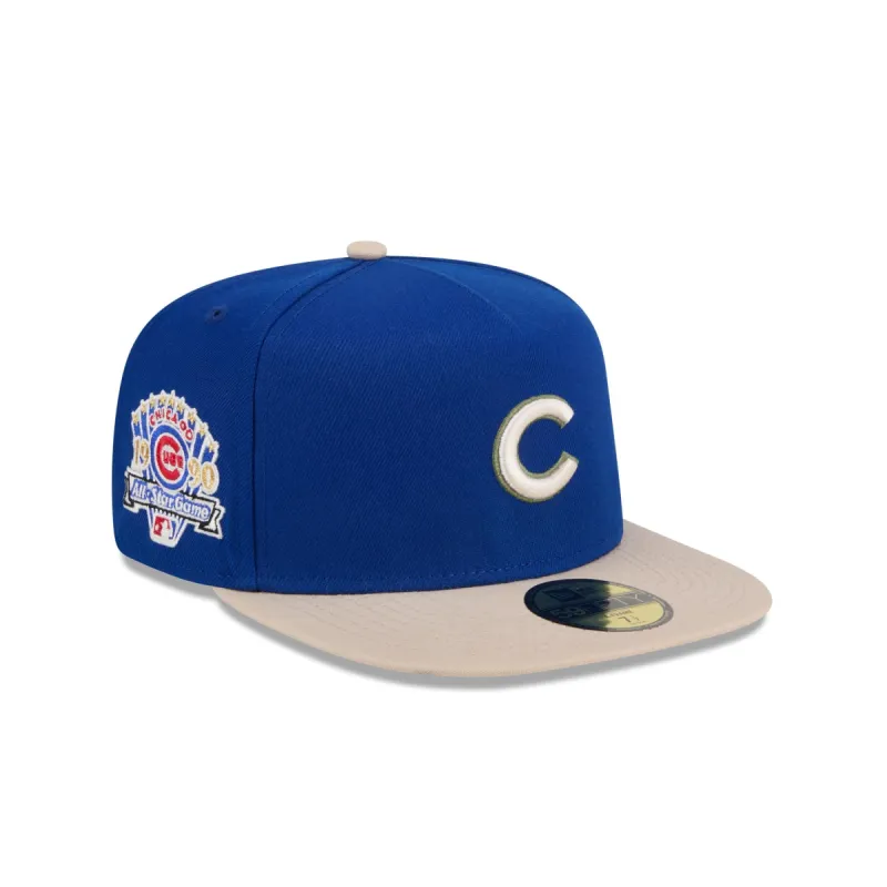 Chicago Cubs Canvas 59FIFTY A-Frame Fitted Hat sold by New Era