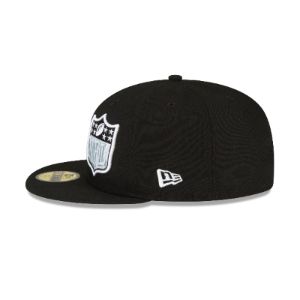 Las Vegas Raiders 2023 Sideline Black 59FIFTY Fitted Hat sold by New Era