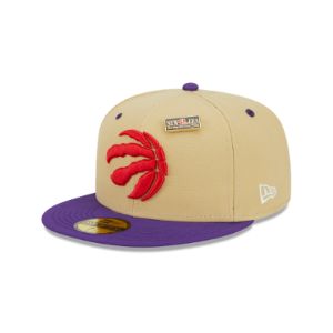 Toronto Raptors Tan 59FIFTY Fitted Hat sold by New Era