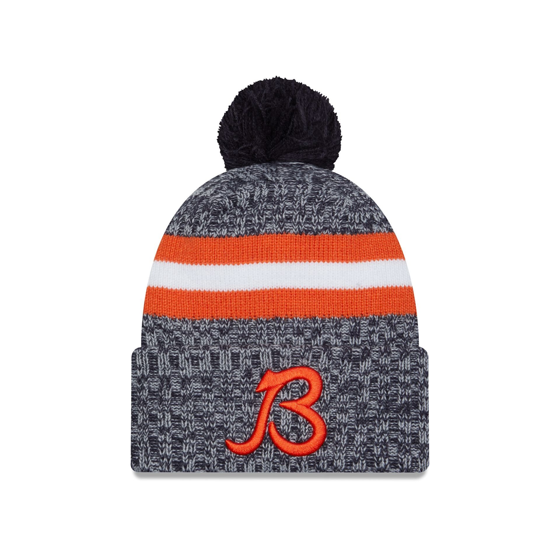 Chicago Bears 2023 Cold Weather Alt Pom Knit Hat sold by New Era