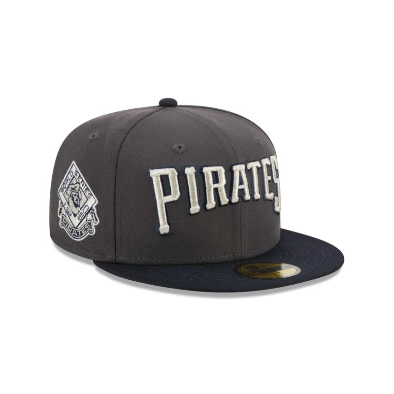 Pittsburgh Pirates Graphite Crown 59FIFTY Fitted Hat sold by New Era
