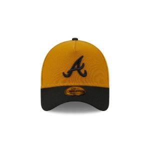 Atlanta Braves Rustic Fall 9FORTY A-Frame Snapback Hat sold by New Era