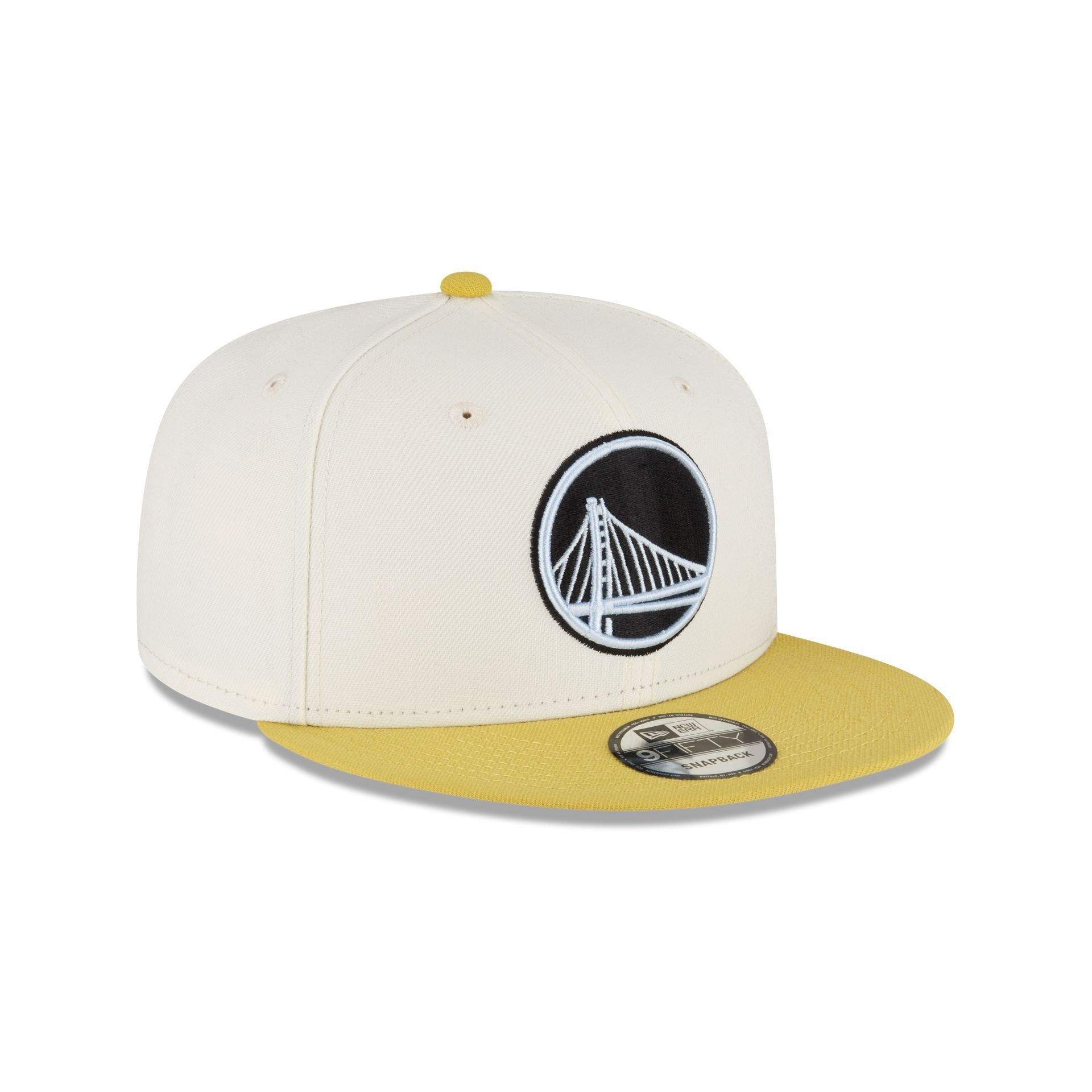 Golden State Warriors Chartreuse Chrome 9FIFTY Snapback Hat sold by New Era product image thumbnail 3