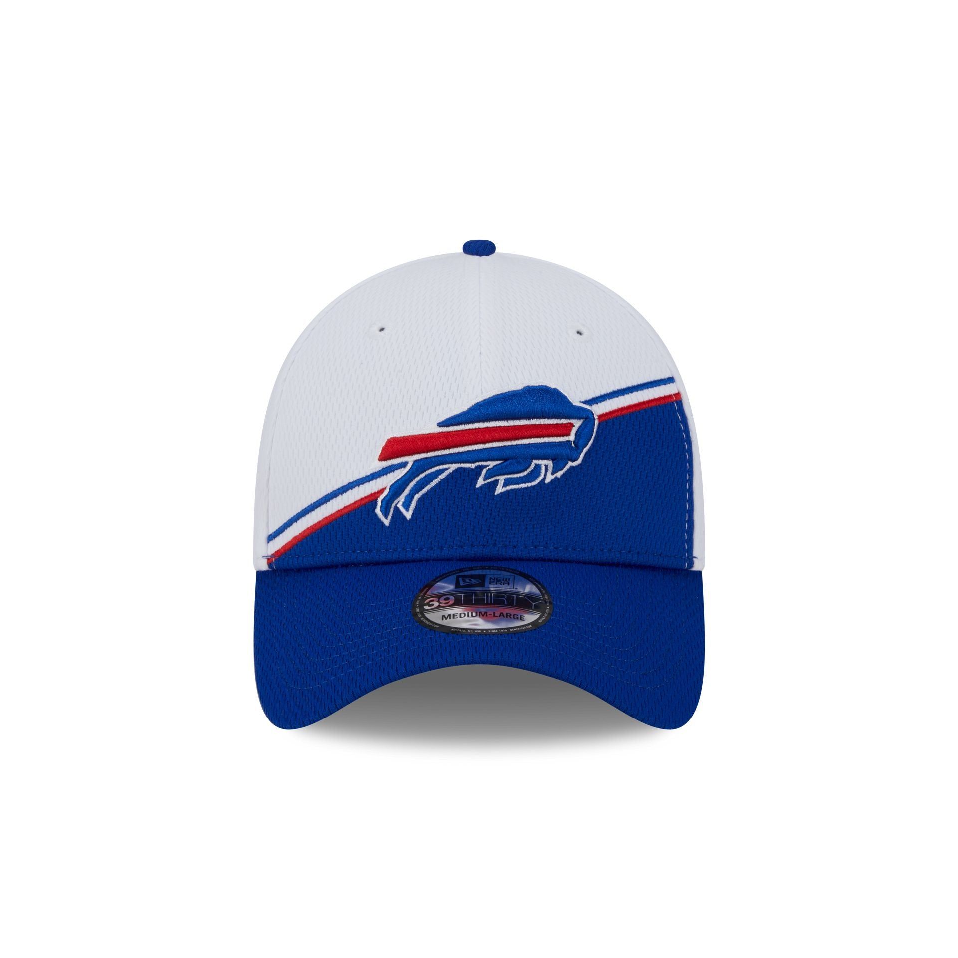 Buffalo Bills 2023 Sideline White 39THIRTY Stretch Fit Hat sold by New Era product image thumbnail 2