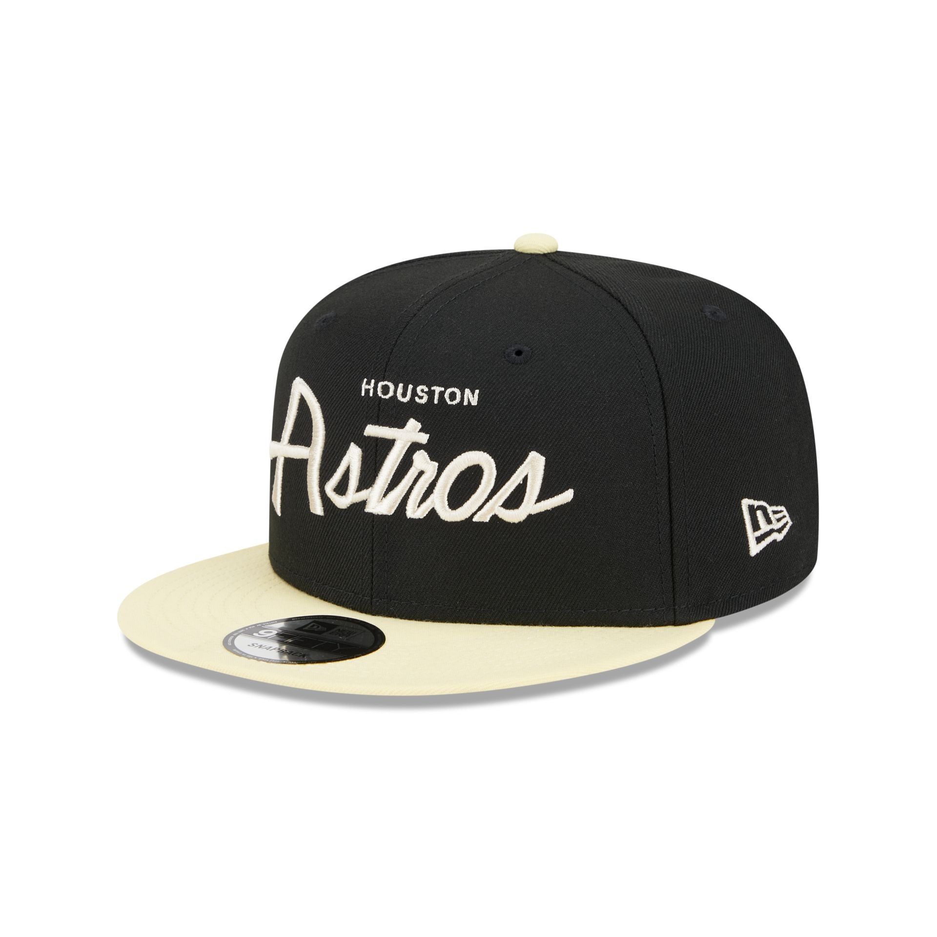 Houston Astros Pale Yellow Visor 9FIFTY Snapback Hat sold by New Era product image thumbnail 3