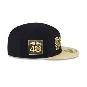 Just Caps Ivory Visor Seattle Mariners 59FIFTY Fitted Hat sold by New Era