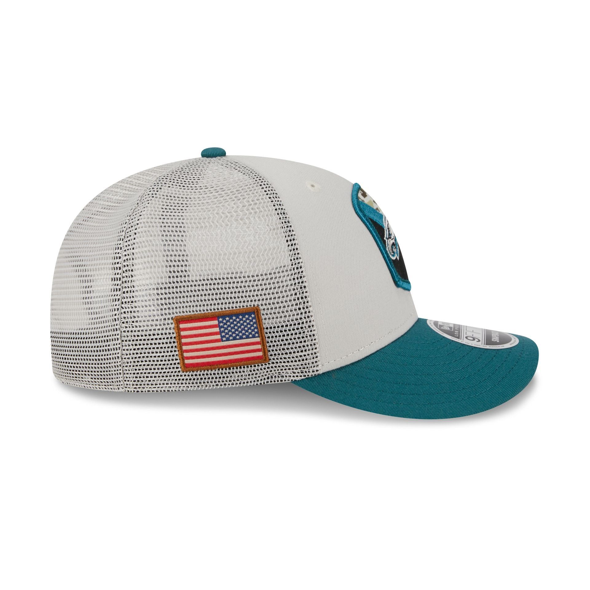 Philadelphia Eagles 2023 Salute to Service Low Profile 9FIFTY Snapback Hat sold by New Era product image thumbnail 4