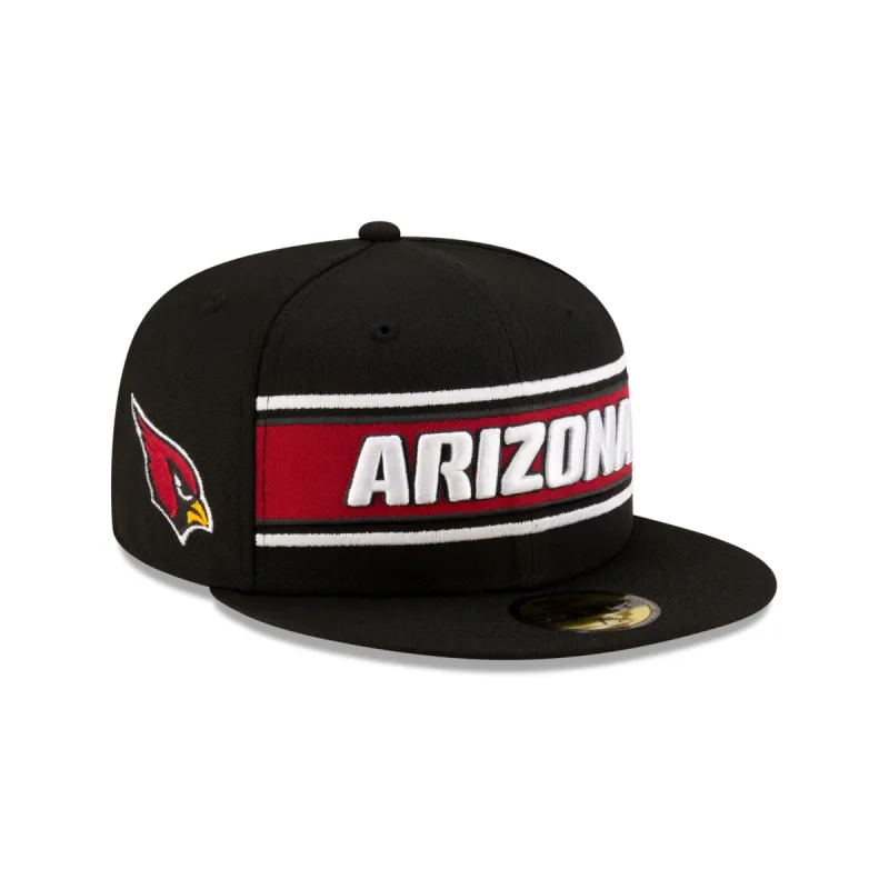 Arizona Cardinals 2024 Sideline Black 59FIFTY Fitted Hat sold by New Era