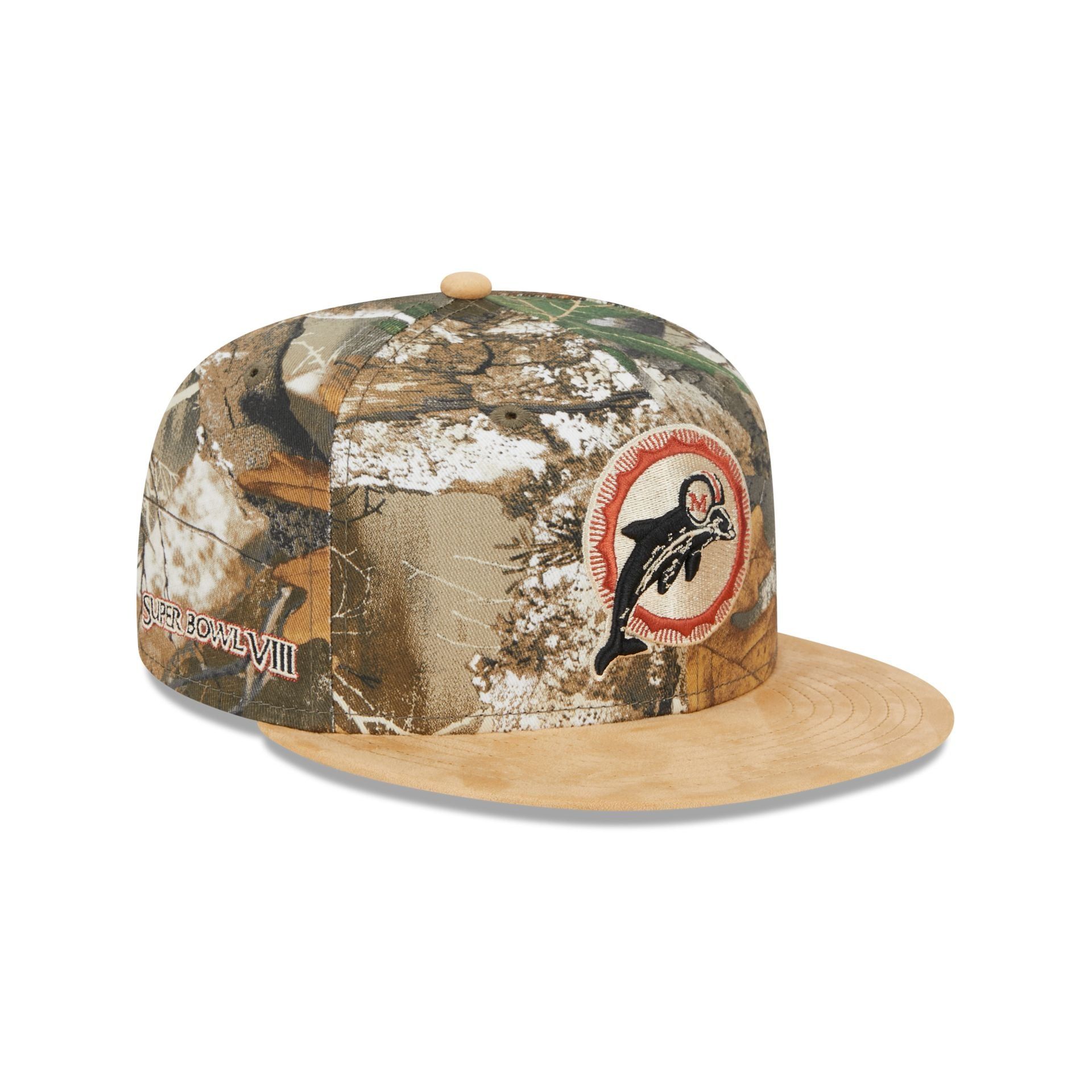 Miami Dolphins Real Tree 59FIFTY Fitted Hat sold by New Era