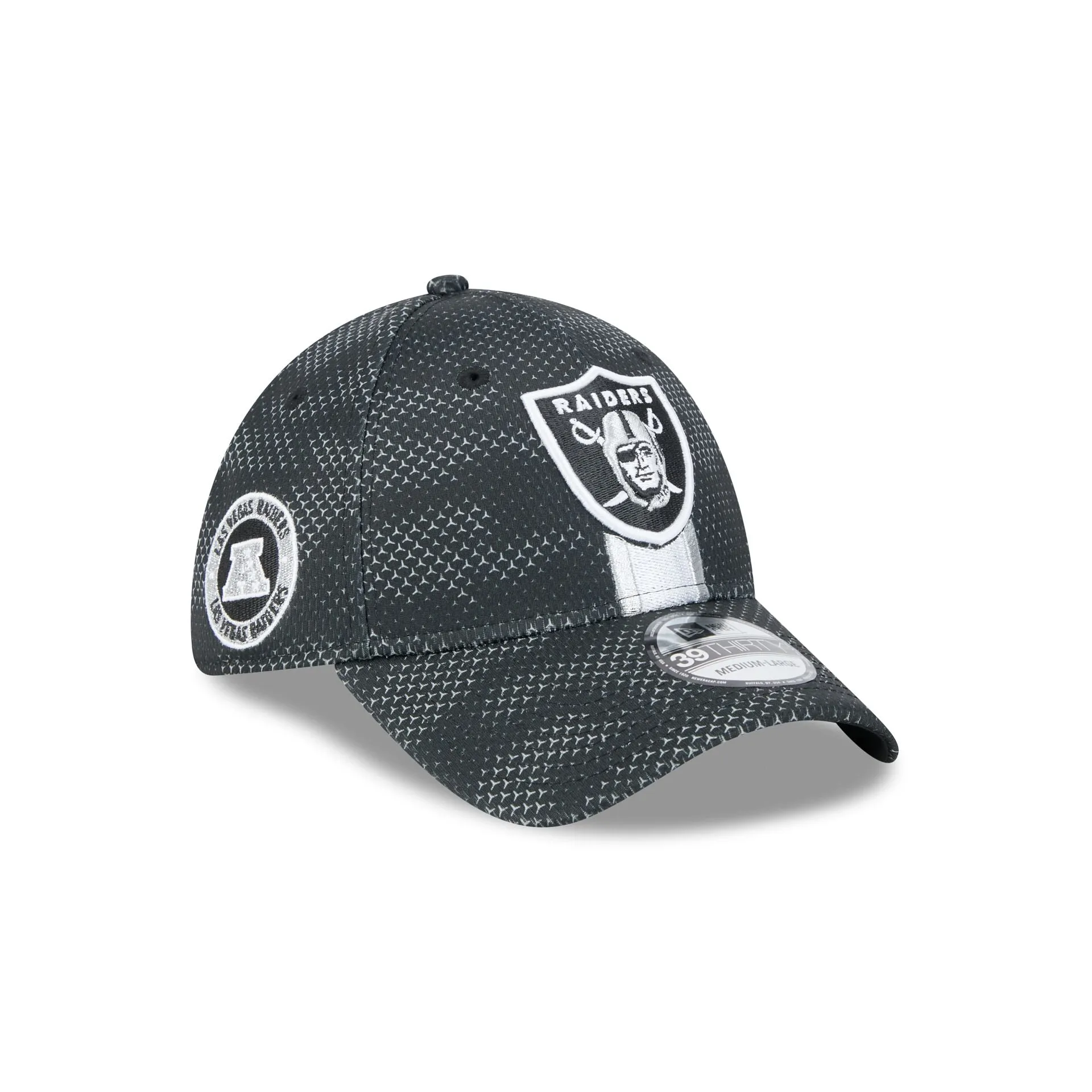 Las Vegas Raiders 2024 Sideline 39THIRTY Stretch Fit Hat sold by New Era