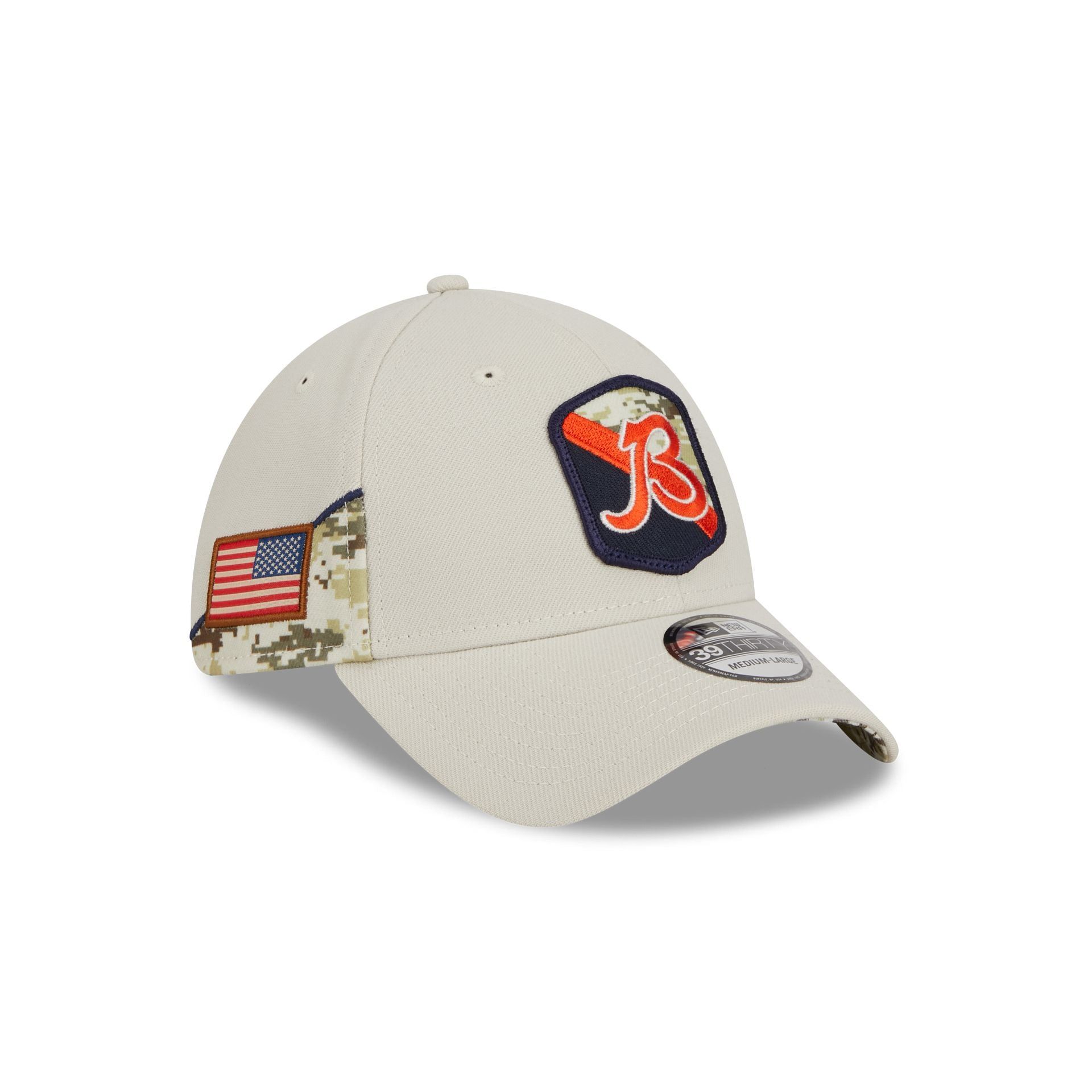 Chicago Bears 2023 Salute to Service Alternate 39THIRTY Stretch Fit Hat sold by New Era