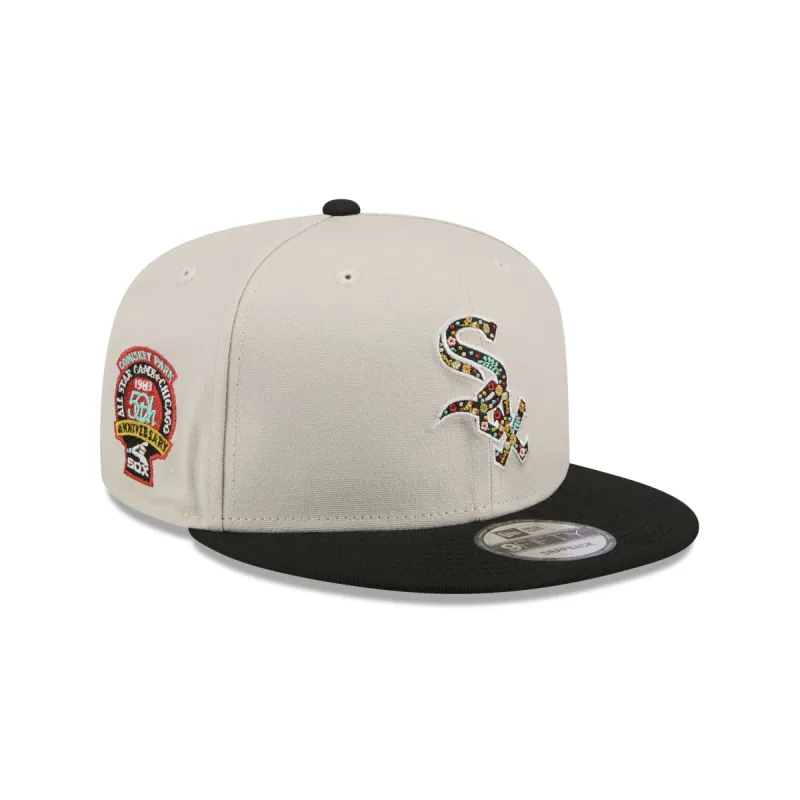Chicago White Sox Floral Fill 9FIFTY Snapback Hat sold by New Era