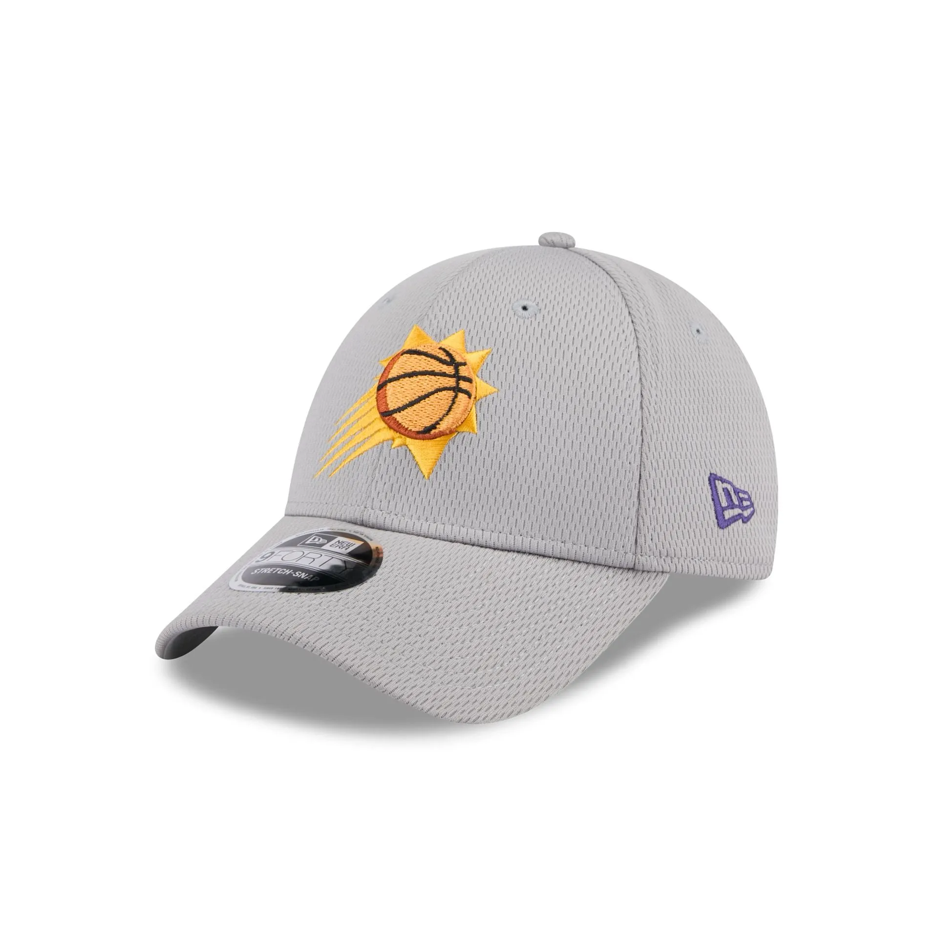 Phoenix Suns Gray 9FORTY Stretch-Snap Hat sold by New Era