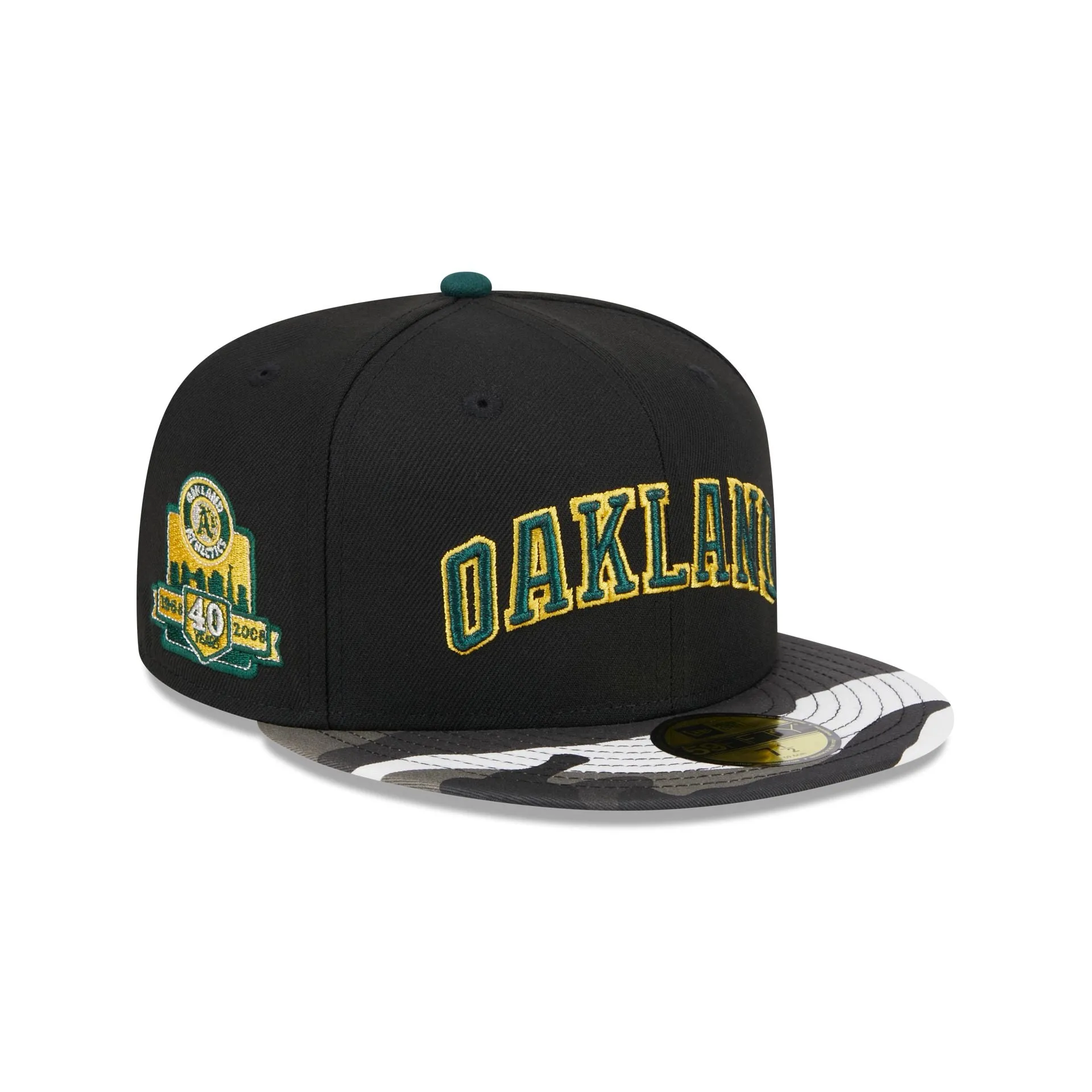 Oakland Athletics Metallic Camo 59FIFTY Fitted Hat sold by New Era