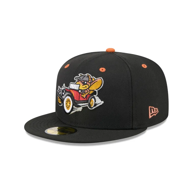Winston-Salem Dash Theme Night Alt 59FIFTY Fitted Hat made by New Era