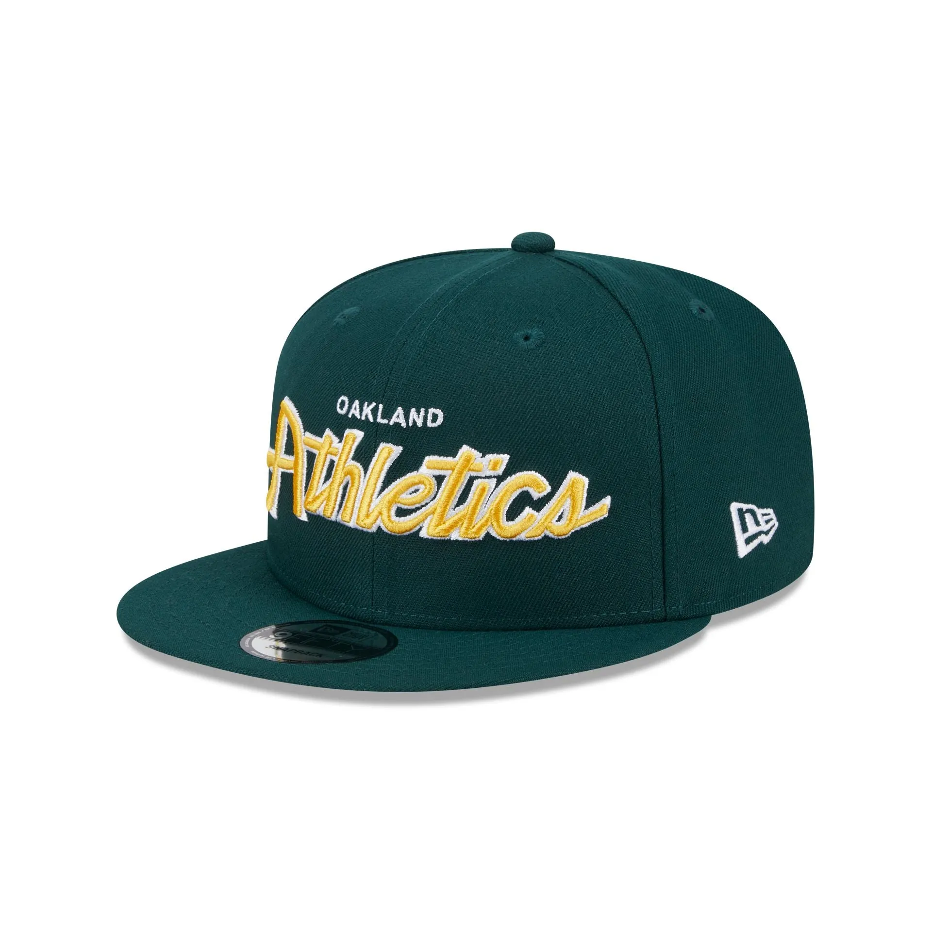Oakland Athletics Wordmark 9FIFTY Snapback Hat sold by New Era