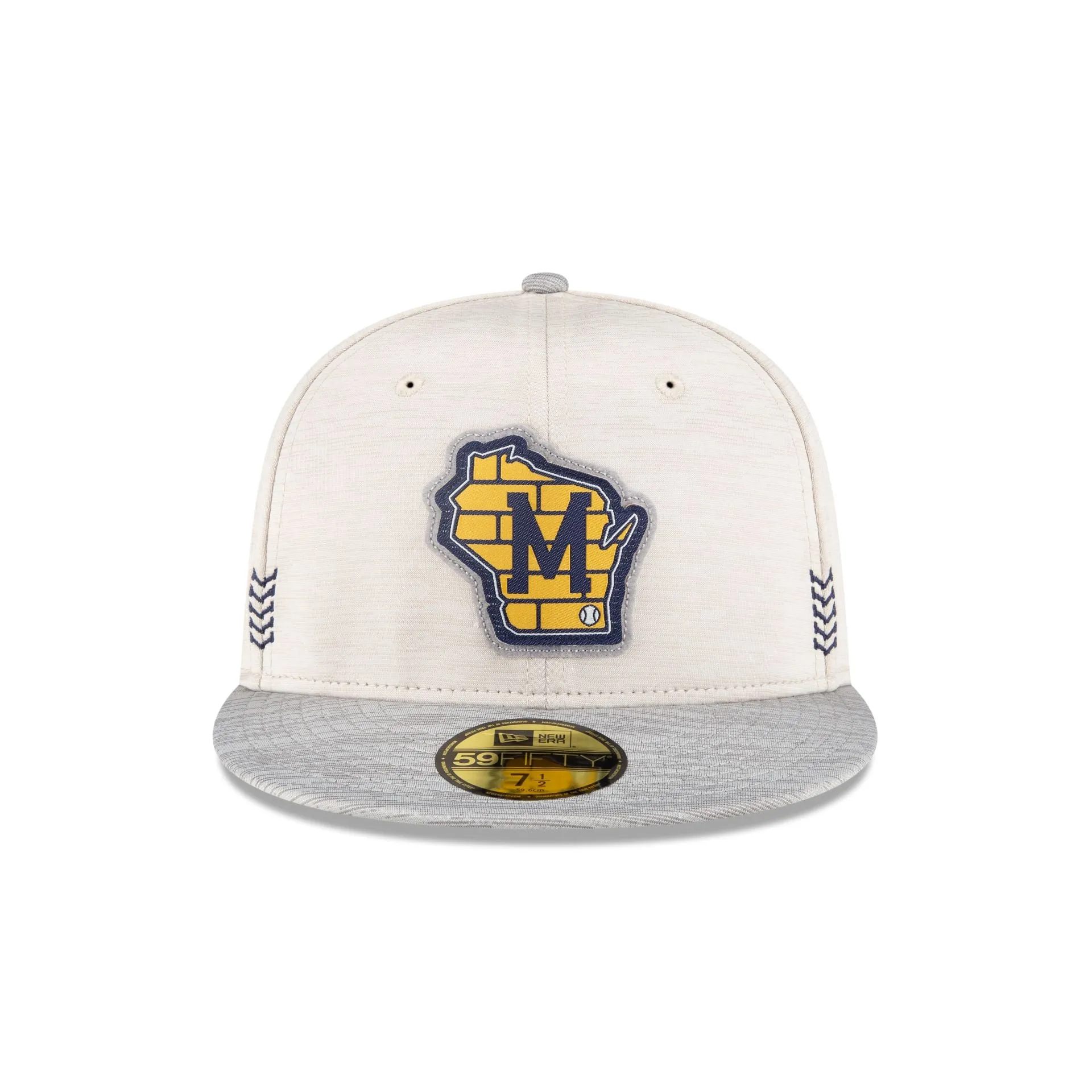 Milwaukee Brewers 2024 Clubhouse Stone 59FIFTY Fitted Hat sold by New Era product image thumbnail 2