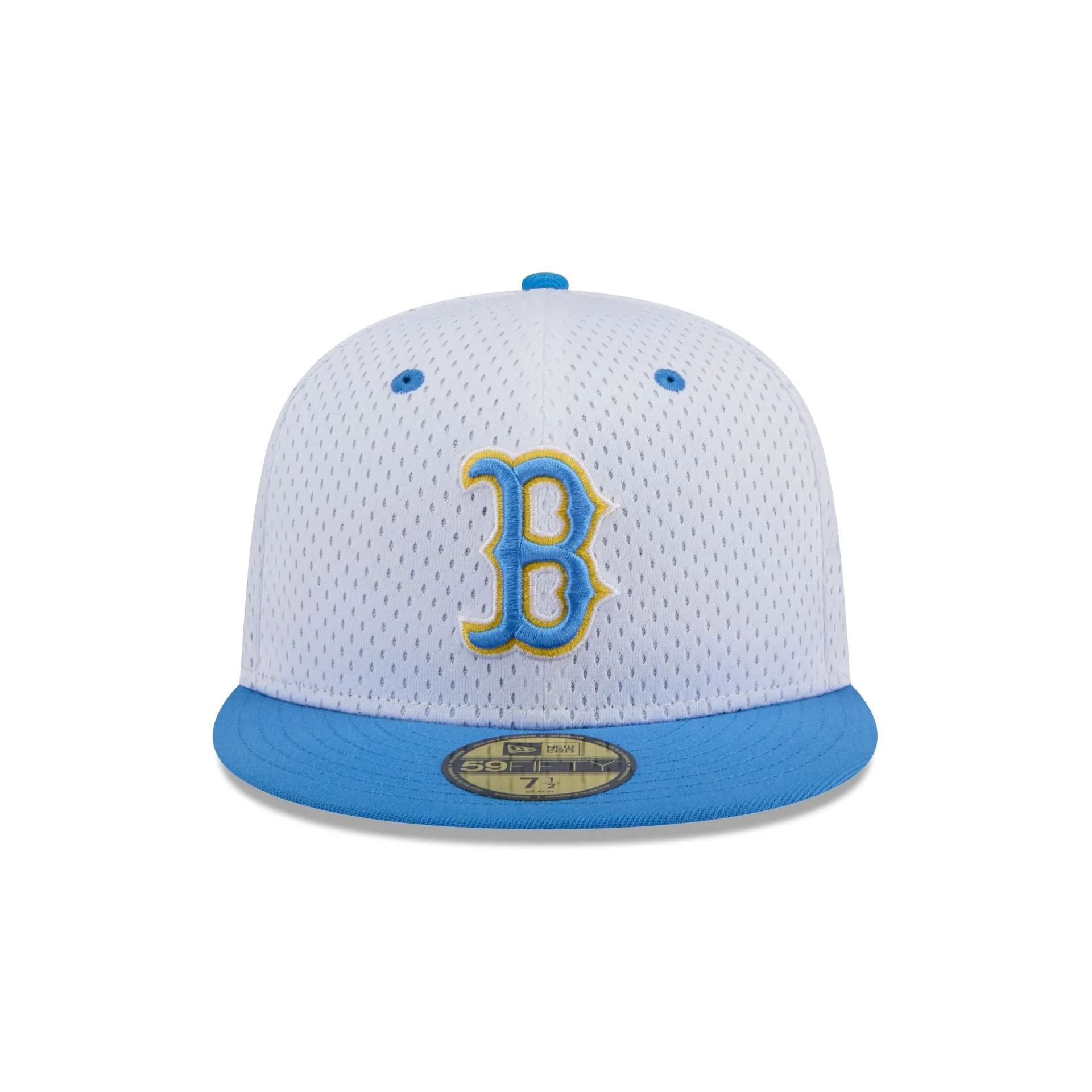 Boston Red Sox Throwback Mesh 59FIFTY Fitted Hat sold by New Era product image thumbnail 2