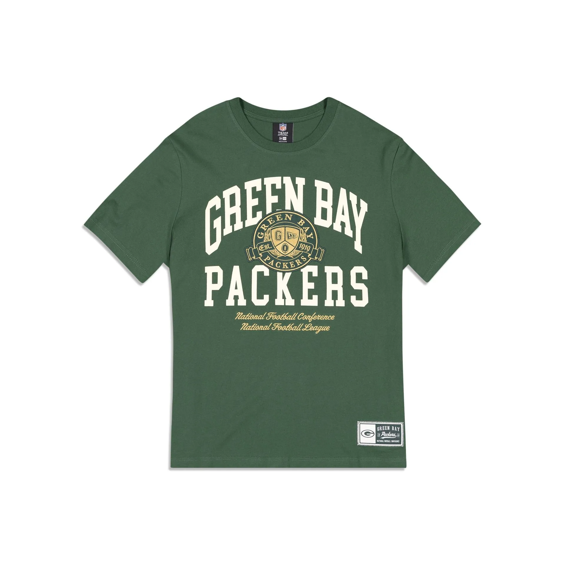 Green Bay Packers Letterman Classic T-Shirt sold by New Era